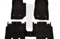 Slush Mats-Front Set of Two, Black w/Jeep Logo